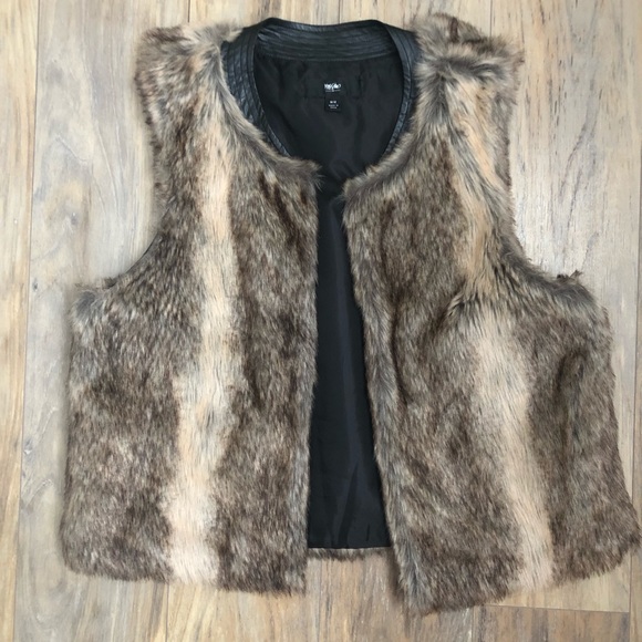 Mossimo Supply Co. Jackets & Blazers - Target Mossimo Fur vest
